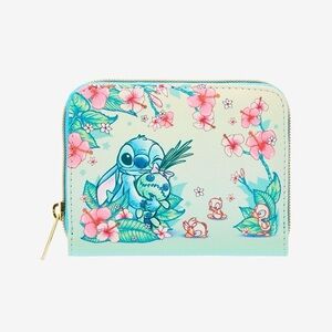 Loungefly Disney Stitch and Scrump Floral Wallet